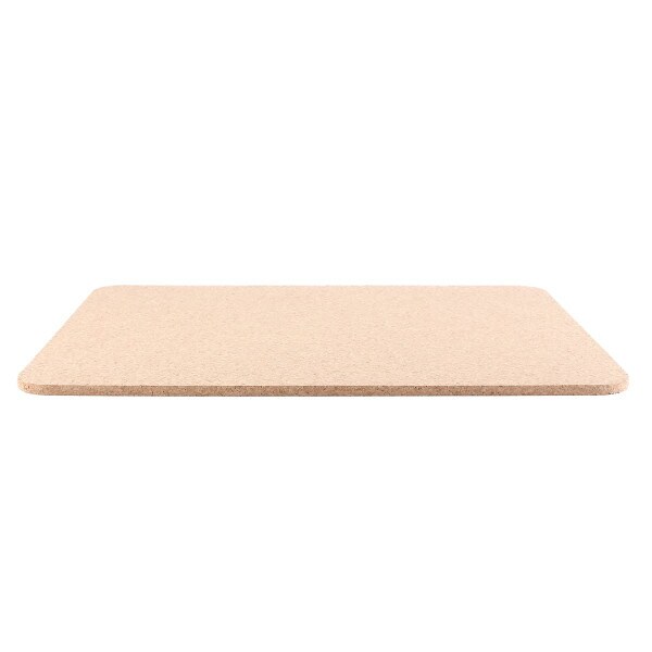 Cork floor mat on kitchen floor